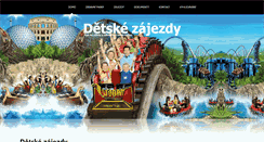 Desktop Screenshot of detskezajezdy.cz